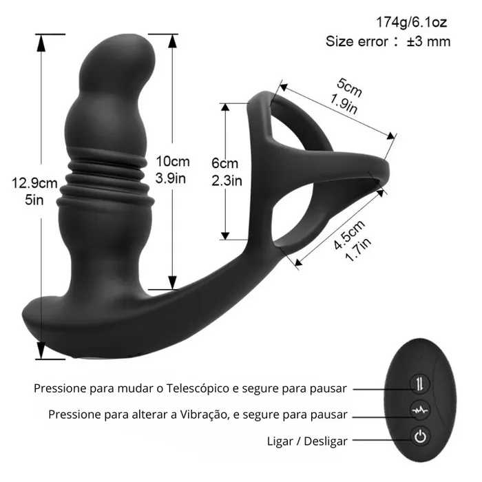 Anal | 18+sexyshop Vibrador Plug Anal Masculino