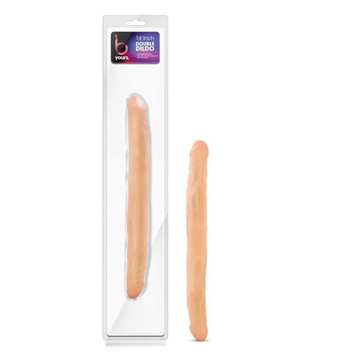 Dildos B Yours 14 Double Dildo Beige Blush Novelties