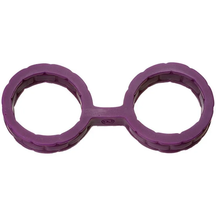 Doc Johnson Couples Japanese Bondage Silicone Cuffs Large Purple