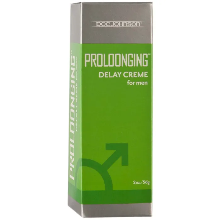 Doc Johnson Female Sex Toys Proloonging Delay Cream for Men 2 Oz Boxed