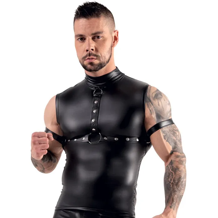 Svenjoyment Sleeveless Top With Chest Harness And Arm Loops | Svenjoyment Female Sex Toys