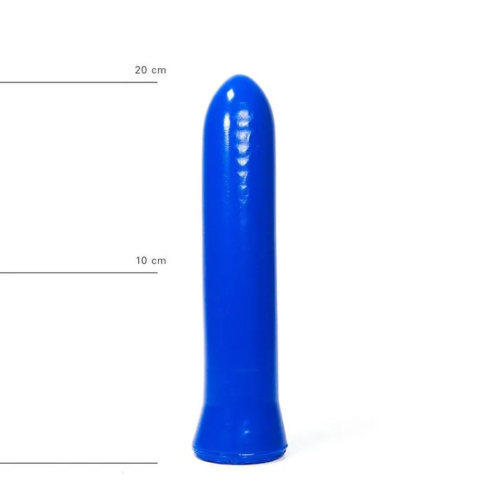 All Black Dildos | All Blue - Dildo - 22 x 5 cm - Blauw