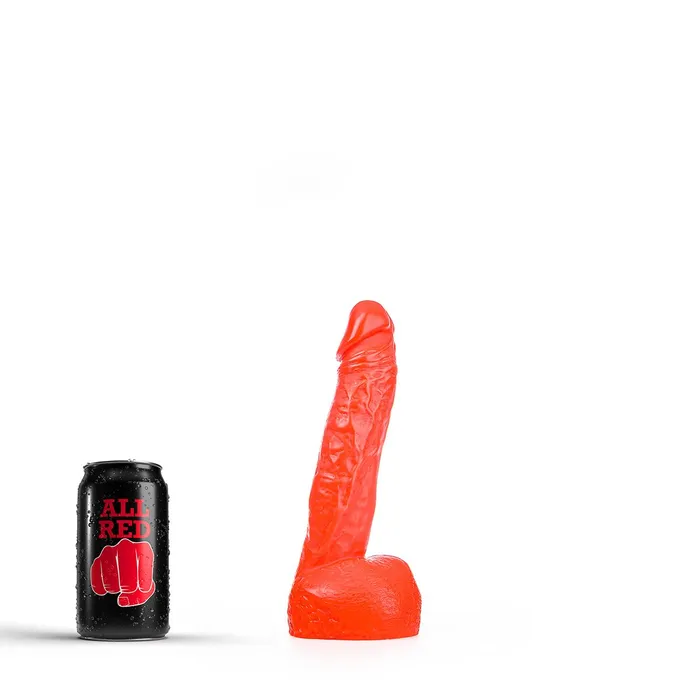 All Black Dildos All Red Dildo 22 x 45 cm Rood