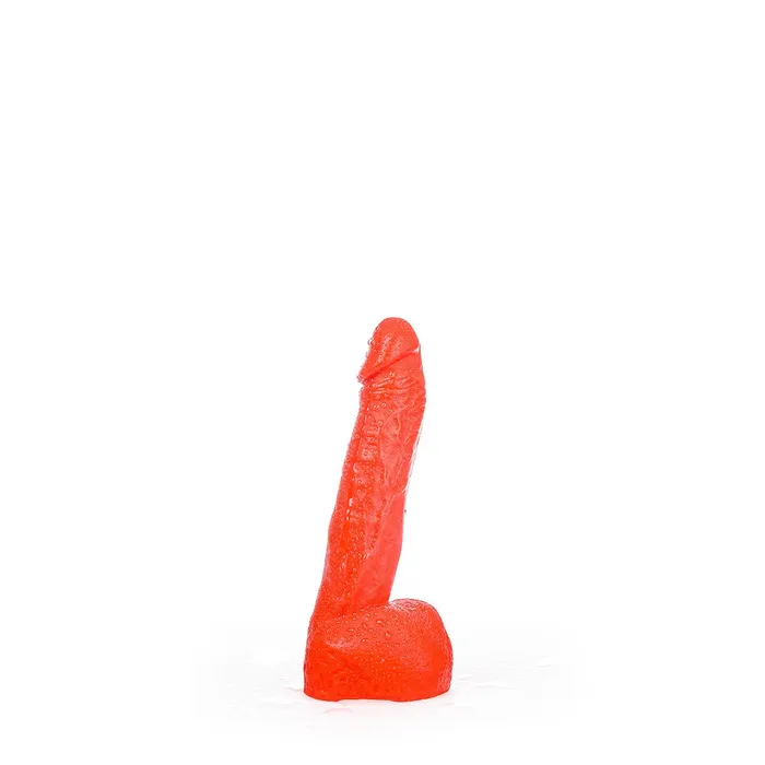 All Black Dildos | All Red - Dildo - 22 x 4,5 cm - Rood