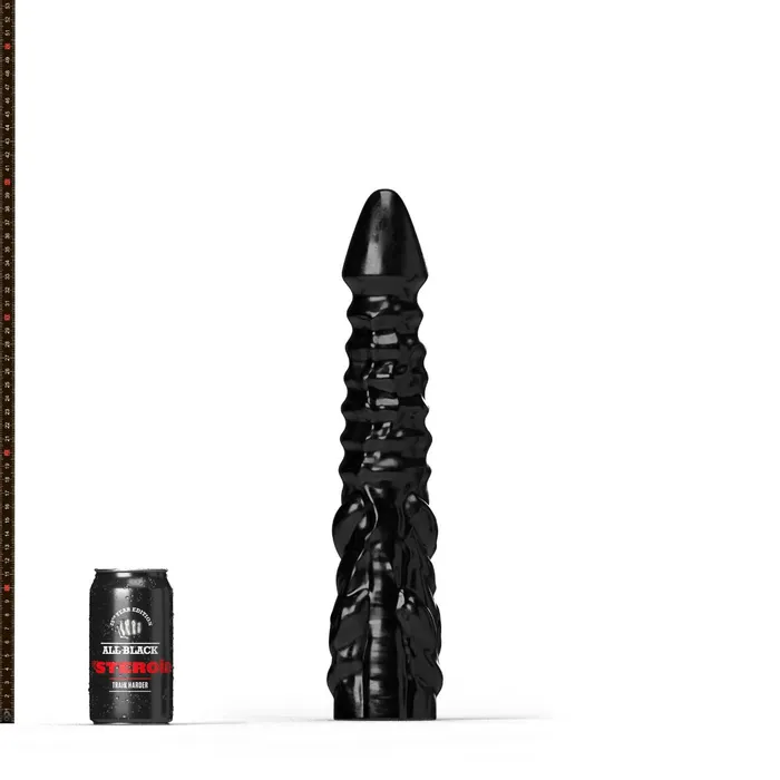 All Black Sterod Dildos All Black Sterod Allez Dildo 34 x 7 cm zwart