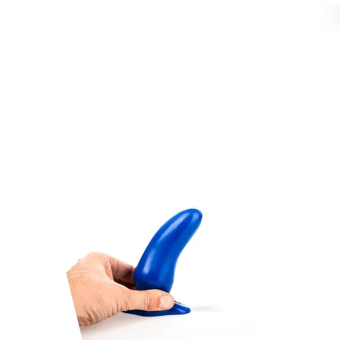 All Black Vibrators | All Blue - Buttplug 13 x 5 cm - Blauw