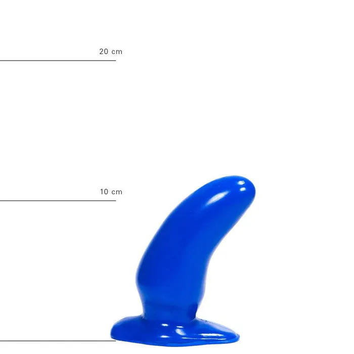 All Black Vibrators | All Blue - Buttplug 13 x 5 cm - Blauw