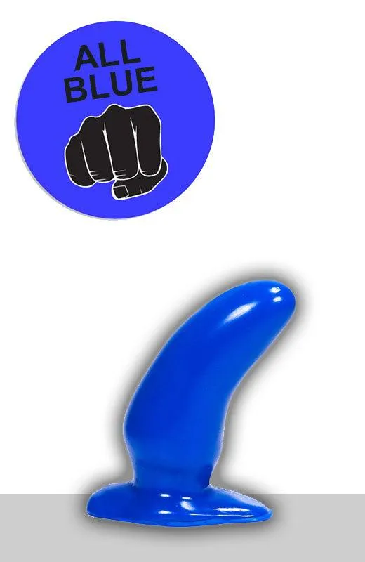 All Black Vibrators | All Blue - Buttplug 13 x 5 cm - Blauw