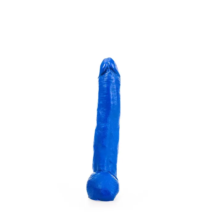 All Blue - Dildo - 29 x 5 cm - Blauw | All Black Dildos