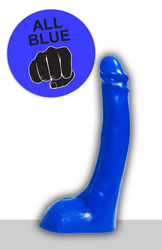 All Blue - Dildo - 29 x 5 cm - Blauw | All Black Dildos