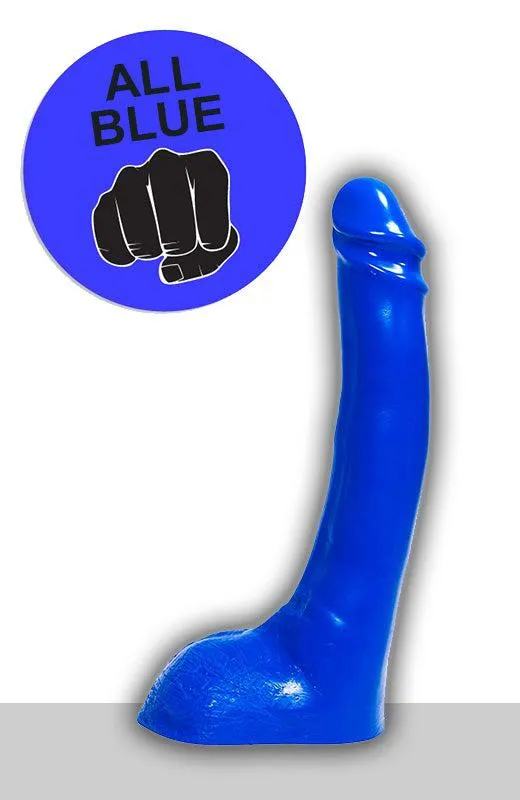 All Blue - Dildo - 32 x 5,5 cm - Blauw | All Black Dildos