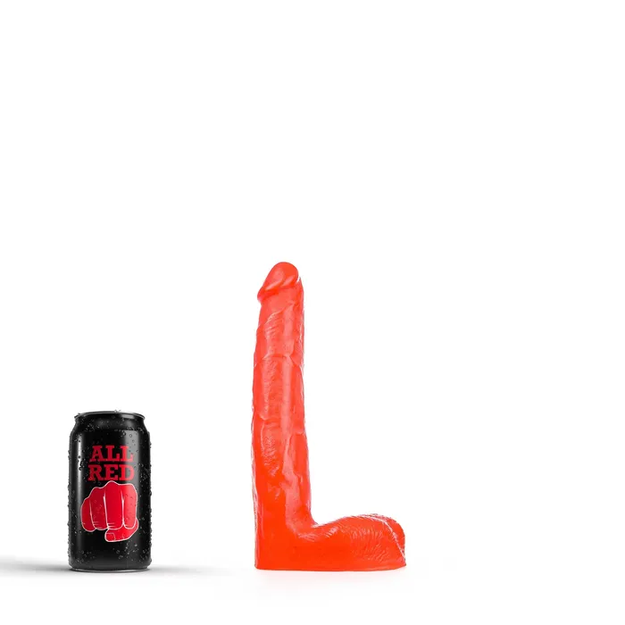 All Red Dildo 21 x 35 cm Rood All Black Dildos