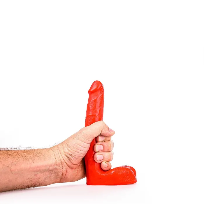 All Red - Dildo - 21 x 3,5 cm - Rood | All Black Dildos