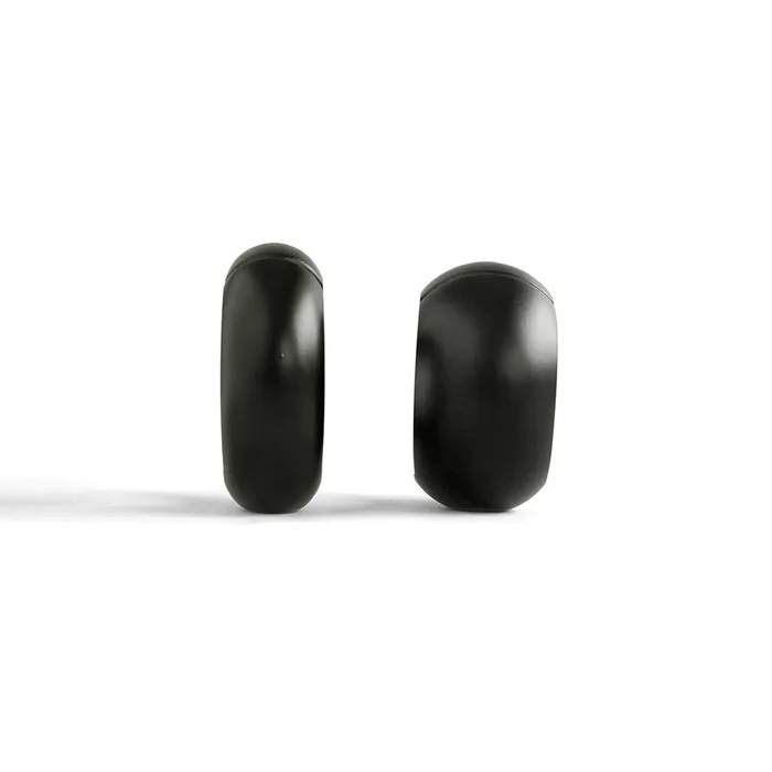 Anal | Black Label Black Label - Donut Ballstretcher - 30 x 35 mm - RVS - Mat Zwart