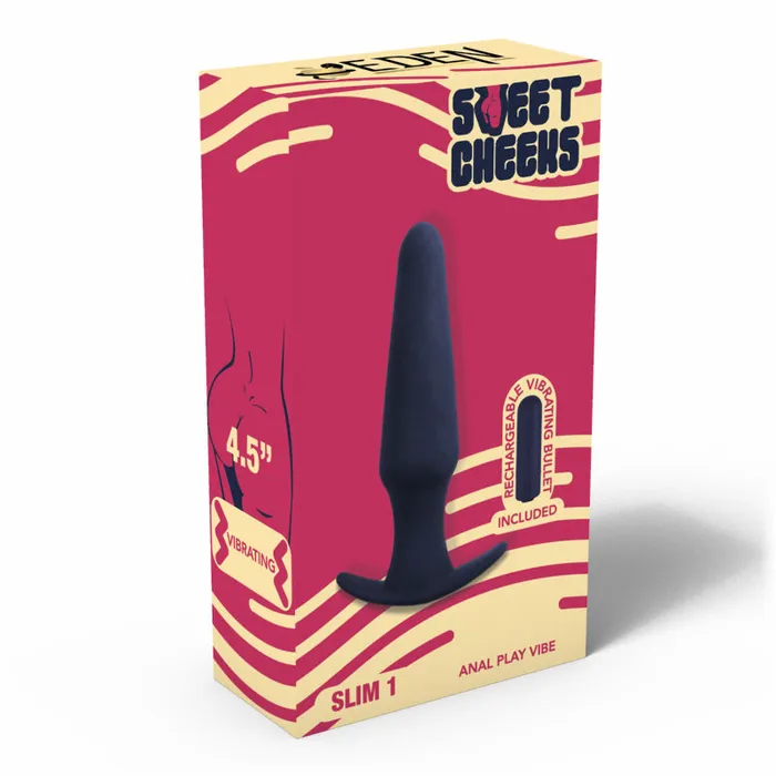 Anal Eden Novelties SweetCheeks Slim Rechargeable Butt Plug