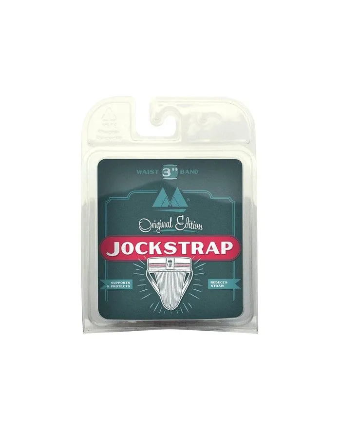 Anal | Jockstrap Heren String - Tailleband 3 inch - Wit - Bike