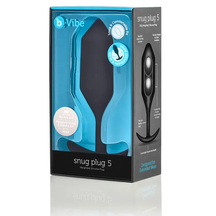 B-Vibe Butt Plug Snug 5 B-Vibe 12035 Nero | Anal