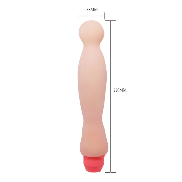 Baile Vibrators | Vibratore con spina modulabile ondulato - Rosa Carne