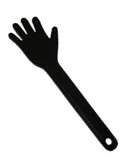 Black Label Lederen Paddle Hand vorm Black Label Anal