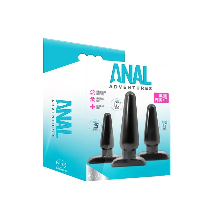 Blush Anal | Plug Anale Blush Adventures Nero