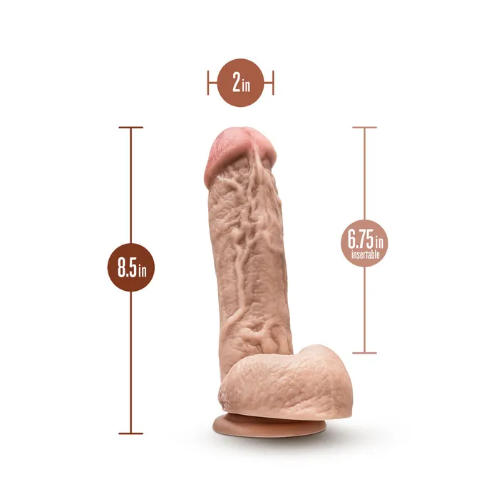 Blush Dildos | Dildo Realistico Blush Dr Skin PVC Ø 4,9 cm