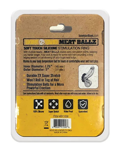 Boneyard Meat Ballz - Black | Boneyard Anal