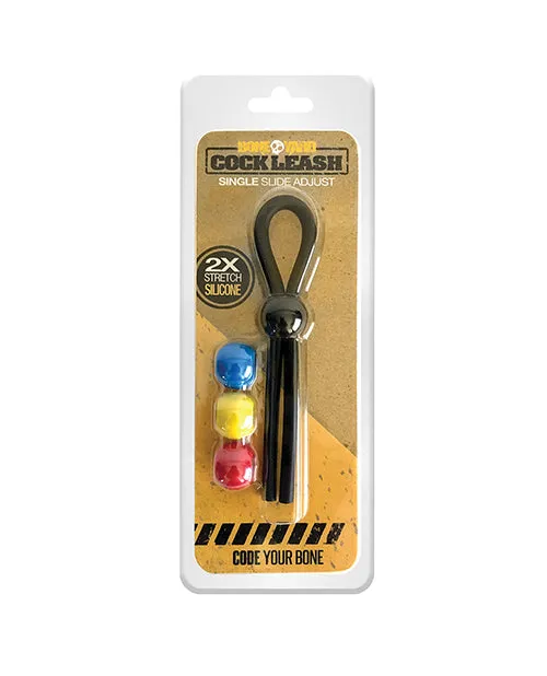 Boneyard Single Cock Leash Black Boneyard Dildos