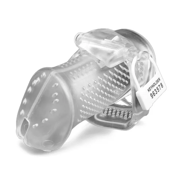 Brutus Kuisheidskooi Airmesh Chastity Cage Clear Brutus Male Sex Toys