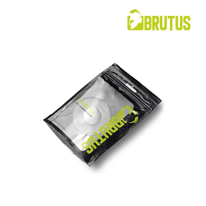 Brutus Vibrators | Brutus - Stretto - Dikke Rekbare Cockring - Transparant