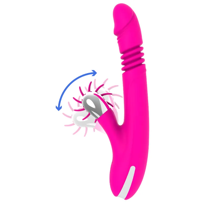 Bunny Funny Up & Down - Vibratore con funzione sali e scendi e con stimolatore clitorideo sesso orale | Fun Fuction Vibrators