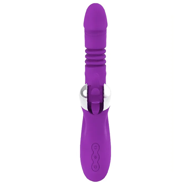 Bunny Funny Up & Down - Vibratore con funzione sali e scendi e con stimolatore clitorideo sesso orale | Fun Fuction Vibrators