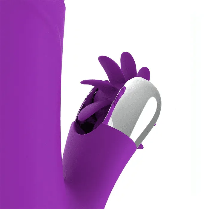 Bunny Funny Up & Down - Vibratore con funzione sali e scendi e con stimolatore clitorideo sesso orale | Fun Fuction Vibrators