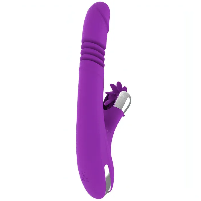 Bunny Funny Up & Down - Vibratore con funzione sali e scendi e con stimolatore clitorideo sesso orale | Fun Fuction Vibrators