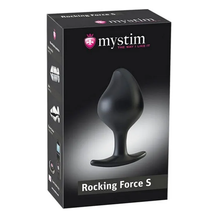 Butt Plug Rocking Force Mystim 5 Nero (9,5 cm) | Mystim Anal