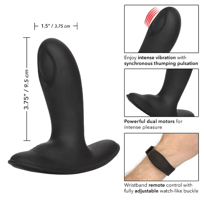 California Exotic Anal | Eclipse Wristband Remote Pulsing Probe