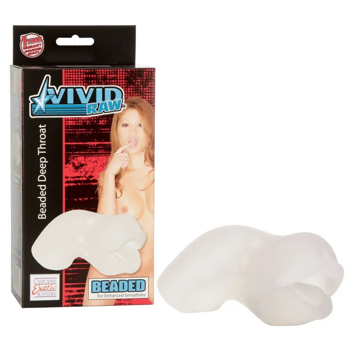 California Exotic Anal Vivid Raw Beaded Deep Throat