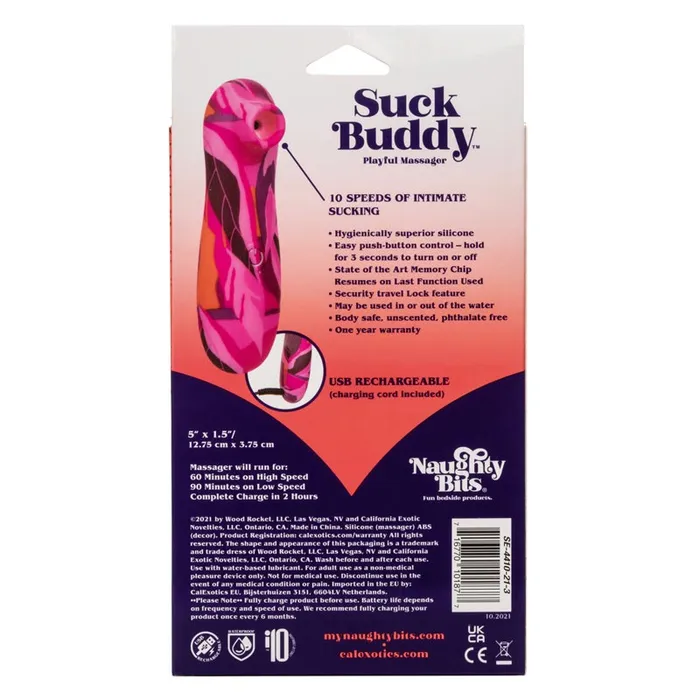 California Exotic Female Sex Toys | Naughty Bits Suck Buddy Playful Massager