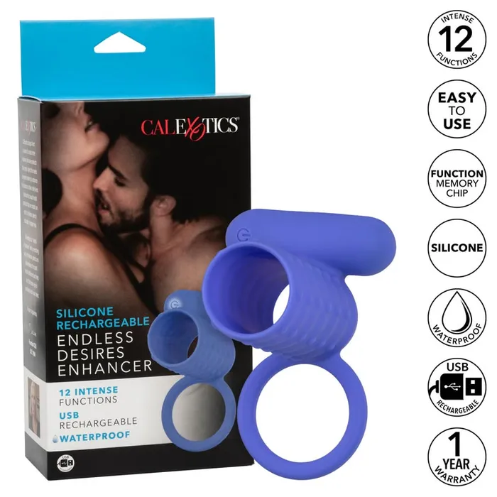 California Exotic Female Sex Toys | Silicone Rechargeable Endless Desires Enhancer