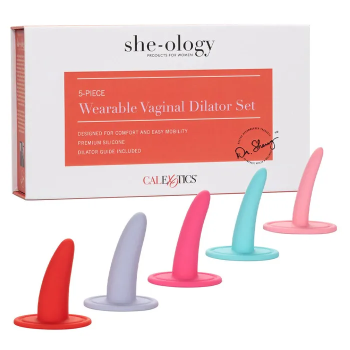 California Exotic Male Sex Toys She ology 5 Piece Wearable Vaginal Dilator Set