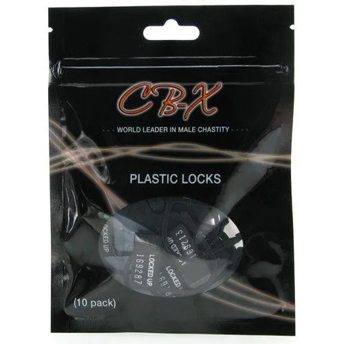 CBX Female Sex Toys CBX Plastic Hangslotjes voor Kuisheidskooi Genummerd 10 Stuks