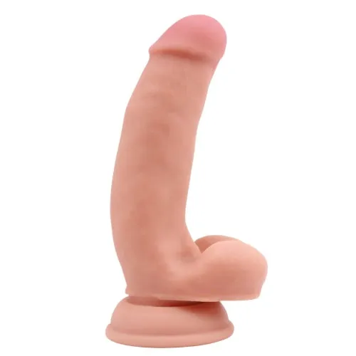 Chisa Female Sex Toys Pure Naturally Pornographer Liquid Siliconen Dildo 176 x 4 cm Lichte Huidskleur