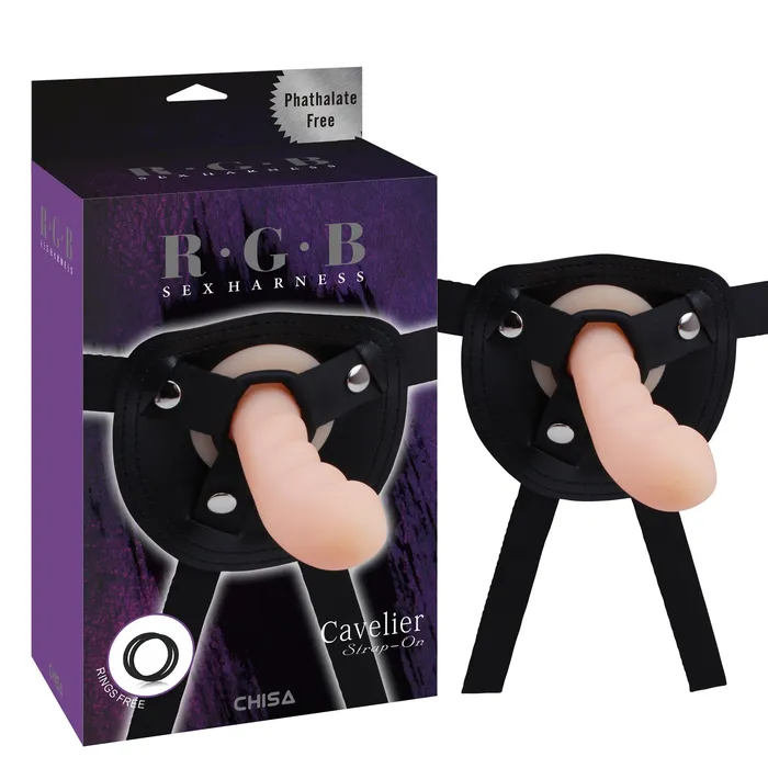 Chisa Female Sex Toys | RGB - Cavelier Strap-On - Met Anale Dildo - Lichte Huidskleur