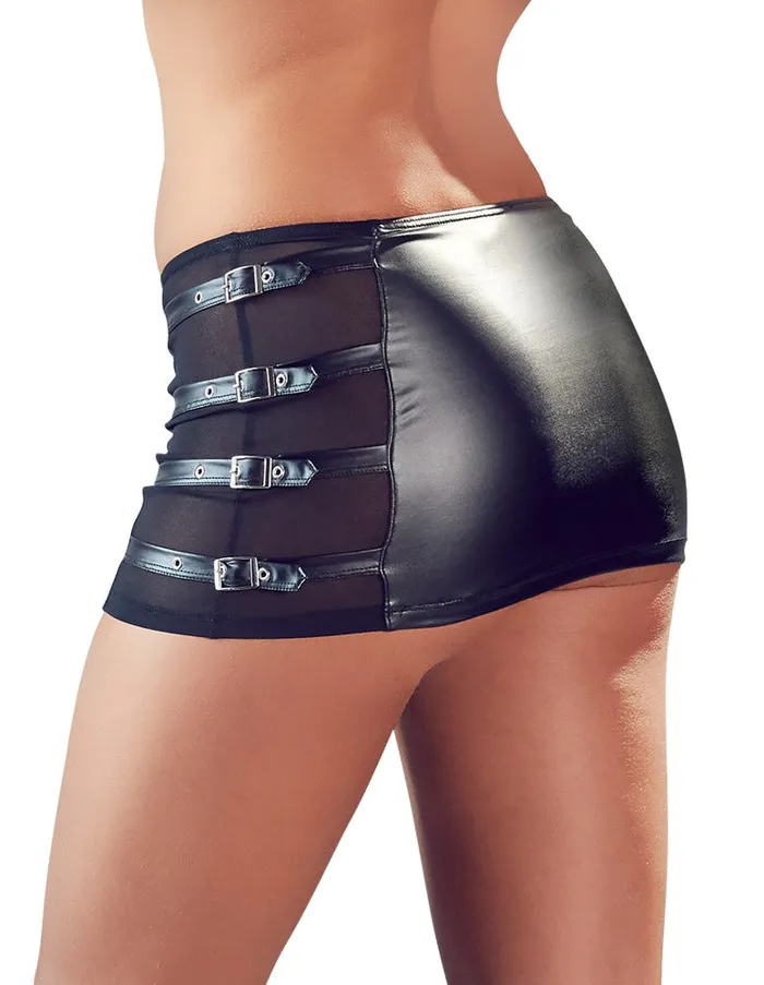 Cottelli PARTY Female Sex Toys | Mini Skirt with Buckles