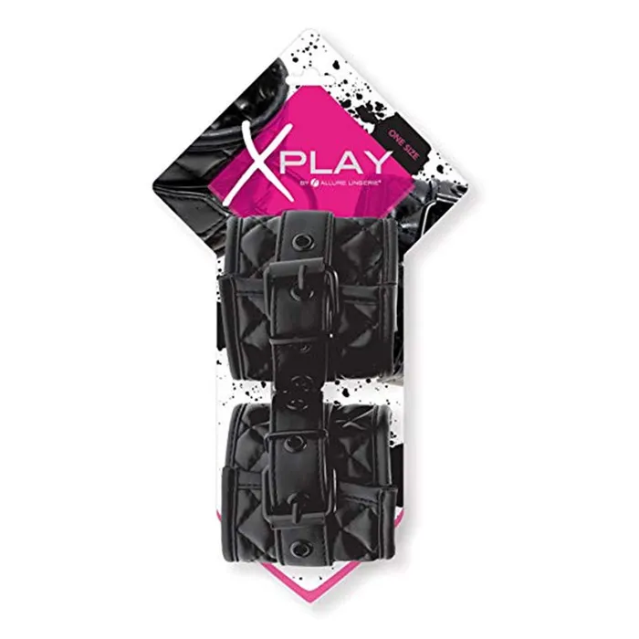 Couples Allure Lingerie X Play Quilted Cuffs