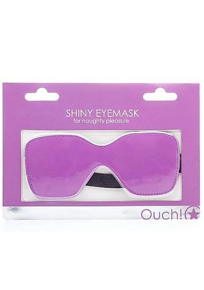 Couples Erotiekvoordeelnl Ouch Shiny Eyemask Blinddoek Lila