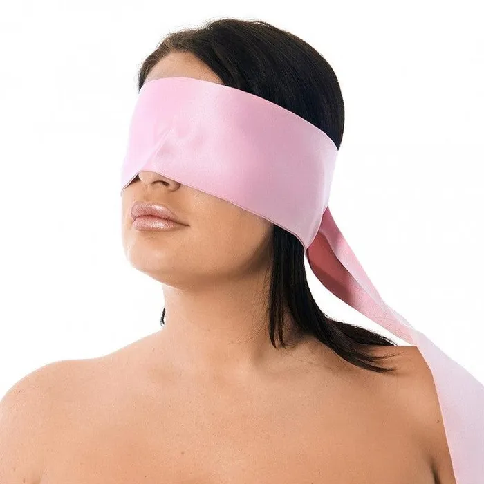 Couples Rimba Rimba Blinddoek Ook Voor Bondage Roze Nylon Lengte 150 cm Breedte 10 cm