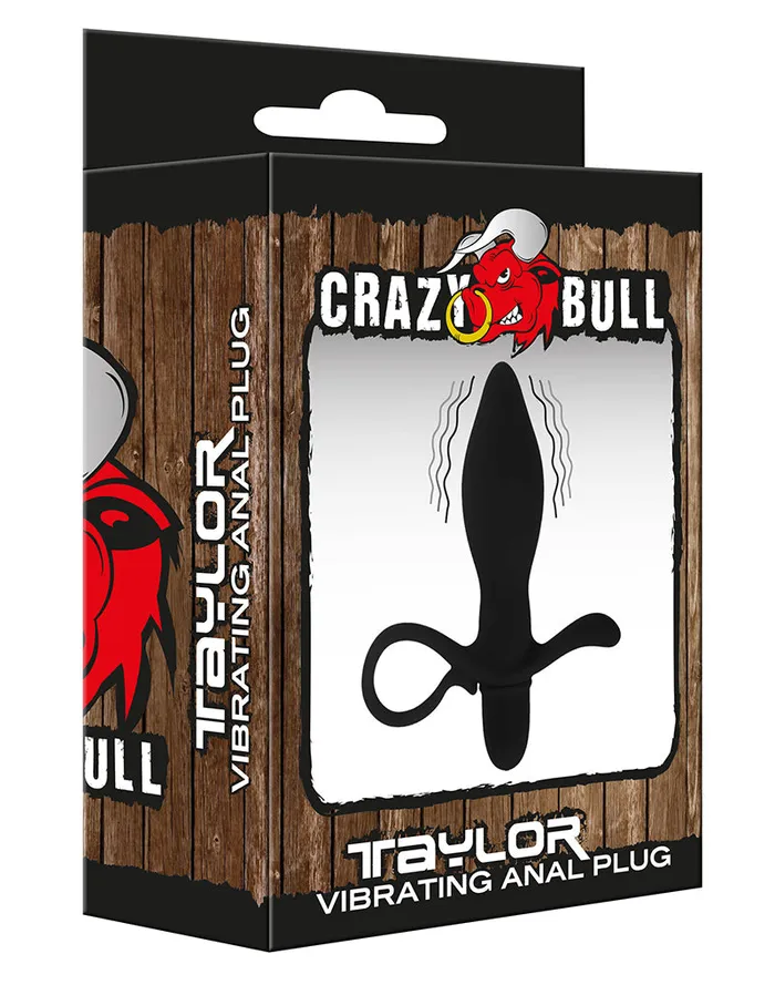 Crazy Bull Male Sex Toys | Crazy Bull - Vibrerende Buttplug Met Ring - Taylor