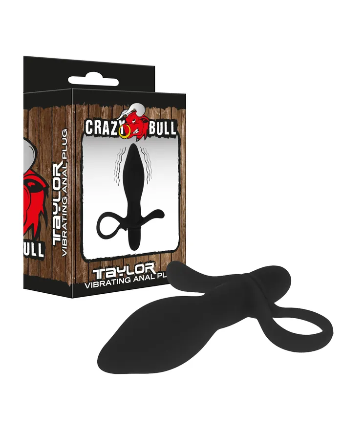 Crazy Bull Male Sex Toys | Crazy Bull - Vibrerende Buttplug Met Ring - Taylor