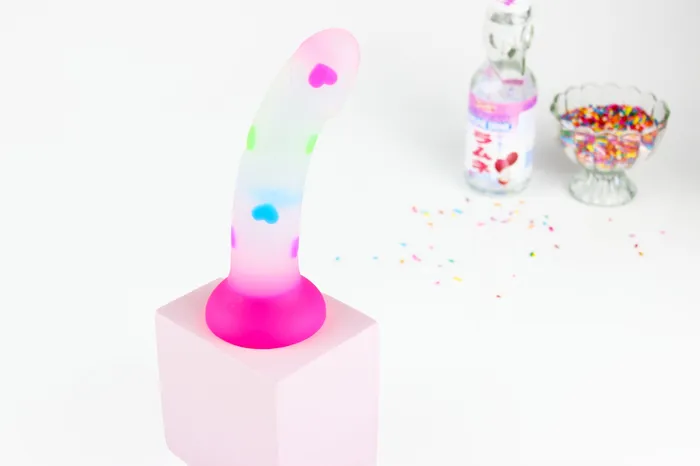 Cute Cruelty Dildos | Confetti Hearts Dildo