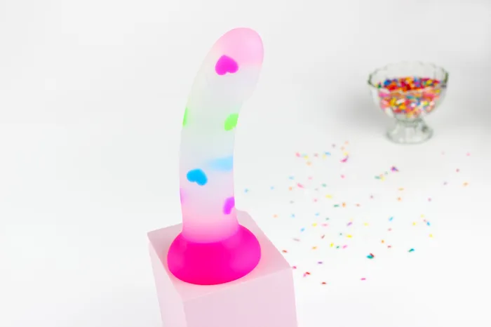 Cute Cruelty Dildos | Confetti Hearts Dildo